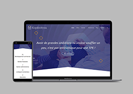 création web, UX UI Design et réalisation du site kopilot4you